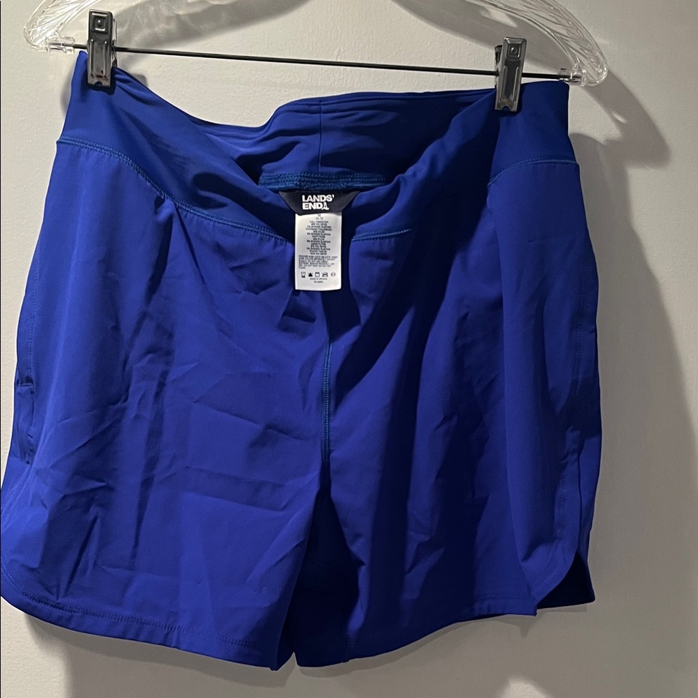 Lands' End Women's Vibrant Blue Athletic Shorts
